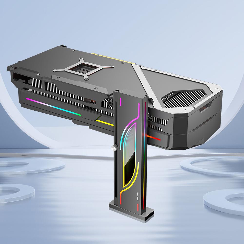 Поддержка графической карты 5V ARGB GPU Brace Регулируемая высота Вертикальная поддержка GPU