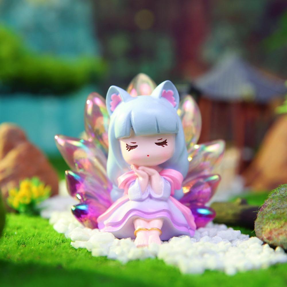 Colorful Anime Figure Model Cute Style Ancient Costume Girl Doll Bunny Series Model Toy Gift Toys