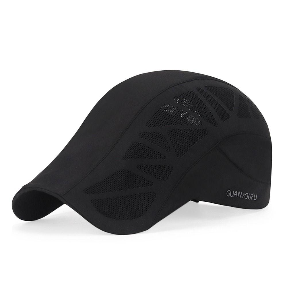 Summer Fashion Quick-drying Newsboy Golf Driving Beret Hat Sun Cap Baseball Cap Cabbie Hat
