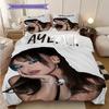 Ayliva's retro style poster bedding, duvet cover, pillowcase, home decoration, birthday gift (1 * duvet cover+2 * pillowcase, coreless)