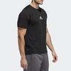adidas Футболки Мужские Черные С Круглым Вырезом Умеренный Прямой Крой ED8320