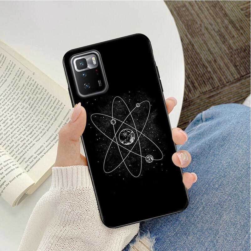 Phone Case For Xiaomi Redmi Note 13 12 Pro 11 10 Pro 12S 11S 10S Redmi 10 13C 9C 10C Cartoon Space Planet Funda Coque Case
