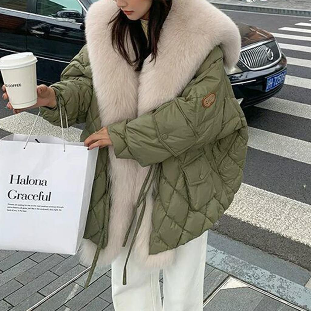 Фланелевая куртка женская средней длины осенне-зимняя одежда