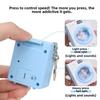 Sound Washing Machine Keychain Auditory LED Light Up Keyring Cartoon Bag Pendant  Schoolbag