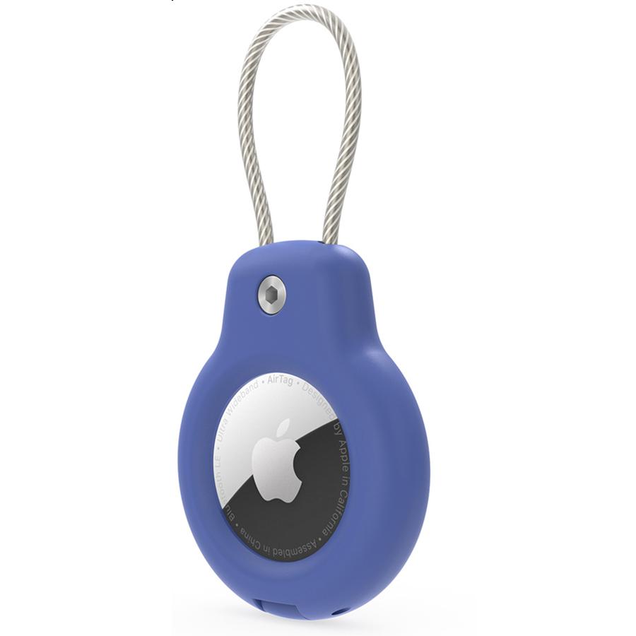 Waterproof Cover For Apple AirTag Keychain Holder With Steel Cable Anti-Lost Tracker Accessory For Pets Collar Luggage Backpack