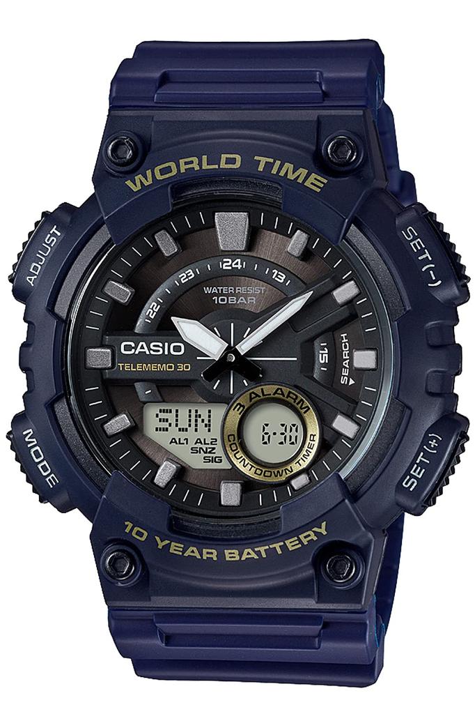Watch Casio Collection Black [Casio] AEQ-110W-2AJH Men's