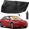 Sedan SUV Car Sun Shade For Windshield UV Rays And Heat Sun Visor Protector, Foldable Windshield Sun Shade Umbrella,Keep Car Cool,Easy To