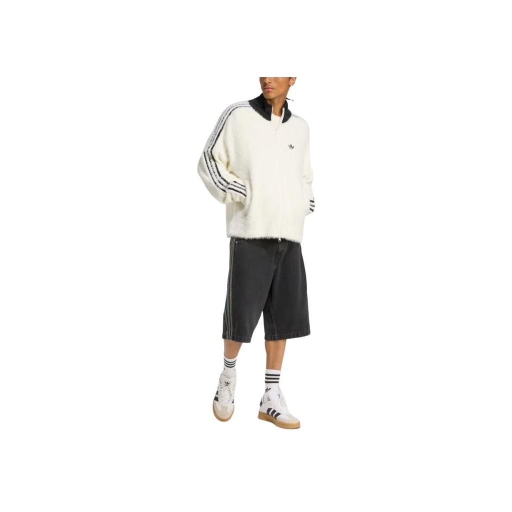 adidas Originals FW25 Минималистичная Удобная Мягкая Свободная Куртка на Молнии Теплая Мужская Куртка KR5152