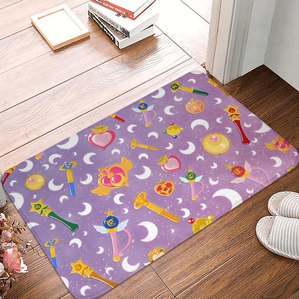 Anime Sailors Moons Doormat Anti-Slip Entrance Bathroom Kitchen Floor Door Mat  Garage Rug Carpet Footpad