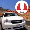 Two Eye-catching Devil Horns with Roof Decorations Suitable for Car Tricycles and Four-wheelers To Enhance Your Vehicle Style