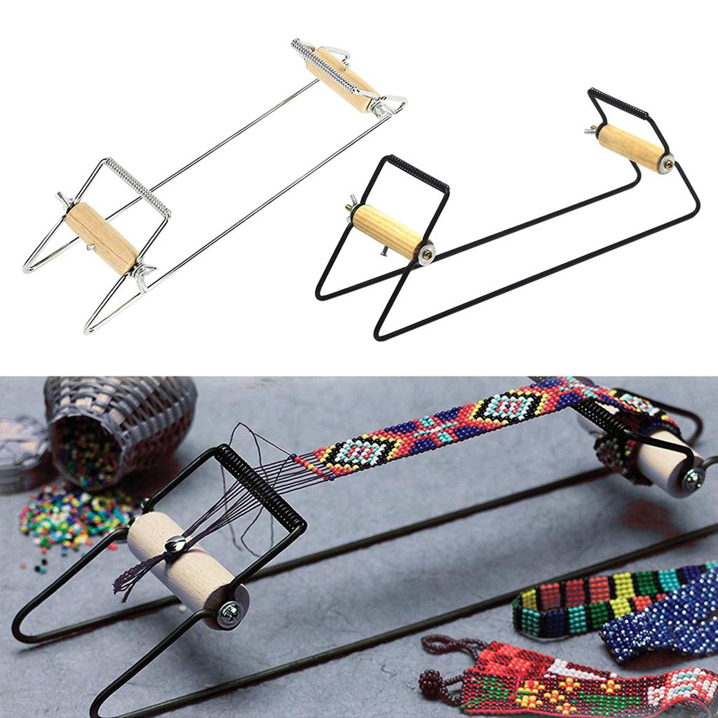 & Wooden Bead Loom for DIY Bracelet Knitting Machine