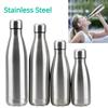 Stainless Steel Water Bottle Single Wall Water Cola Bottle Stainless Steel Outdoor Travel Sports Drink Bottles Camping Supplies