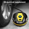 Air Compressor Tire Inflator 12V Car Tyre Fast Inflator Pump Digital Tire Inflator & LED Light and 3 Nozzles Adaptor Reusable Portable Car Tire Pump