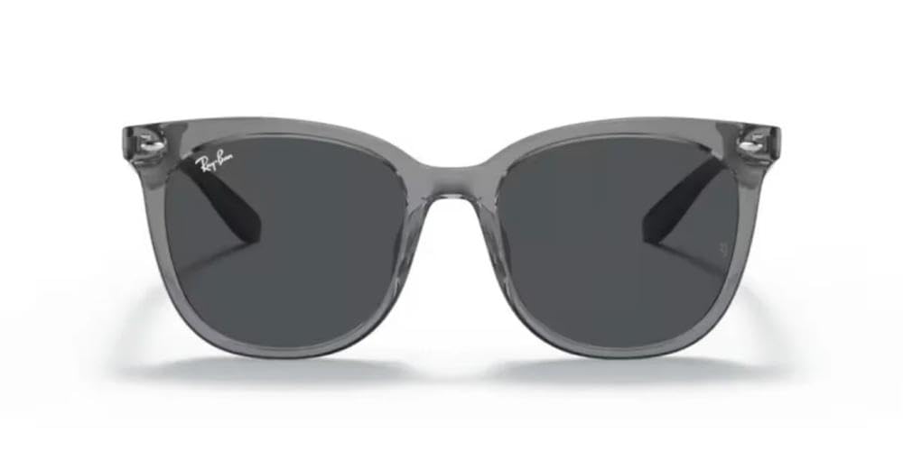 RB4379D Серый Серый Размер 55 Солнцезащитные очки Ray-Ban, Прозрачные/Темные линзы,