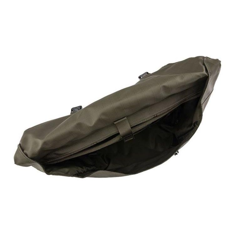 The North Face Base Camp Voyager Series 12L Central Compartment Foldable Shoulder Crossbody Outdoor Bag Men bags Gray Brown NF0A81DPBQW