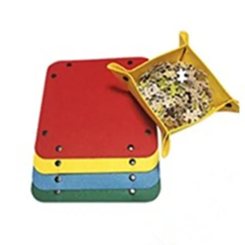 Профессиональный коврик-сверток для пазлов, войлочный коврик, до 1500/2000/3000 деталей, аксессуары, портативная сумка для хранения пазлов в путешествии