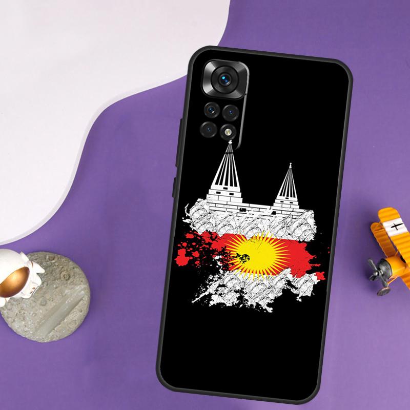 Yazidi Flag Ezidxan Case For Xiaomi Redmi Note 13 Pro 14 12 9 10 11 Pro 10S 11S 12S Redmi 14C 13C 10C 12C Cover