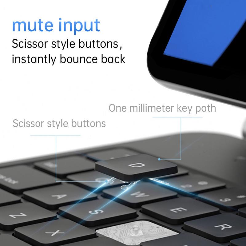 Клавиатура Bluetooth Pro11 iPad Floating Magic M34: 11-е поколение, Magnetic Air7, с подсветкой