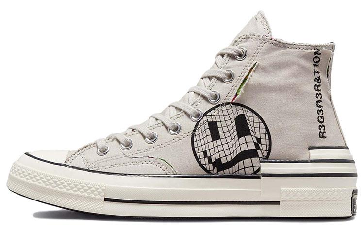 Chuck 70 Converse Hacked Heel High 'Tear Away - Light Bone' A00730C