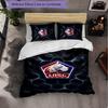LOSC Lille FC Themed Bedding 3Pcs Duvet Cover Set Decorative Bed Linen For Teen Room Home Decoration