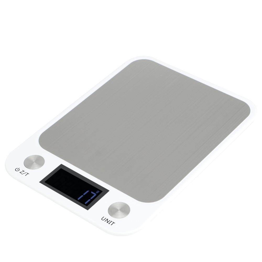 White SIlver Food Scale ABS Stainless Steel Top Baking Scale Digital Kitchen Scale Soap Making