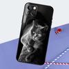 Красивый Серый Британский Короткошерстный Кот Чехол Для Телефона Для iPhone 16 Pro Max 11 13 14 15 Pro Max 12 Mini XR 16 15 Plus 16e Задняя Крышка