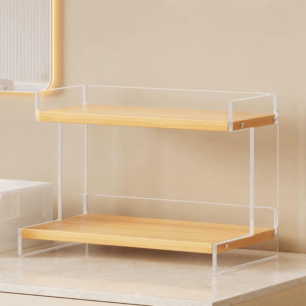 Multi-layer Design Counter Storage Shelf Vanity Sink Organizer  Bathroom Countertop