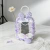 Милый Держатель Карточек с Ушками Кролика и Кружевным Бантом Kawaii Чехол для ID и Кредитных Карт для Девочек Модный Косплей Аксессуар