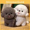 Frise Bichon Realistic Stuffed Dog Plush Toy  Poodle Doll Soft Gift Birthday
