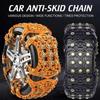 Car Tire Snow Chains Winter Automobile Wheel Snow Chain Ties Mud Ice Tyre Anti-Skid Belts Emergency Safe Driving Accessories