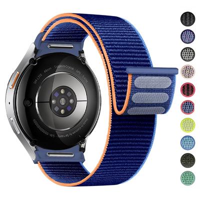 Ремешок для Samsung Galaxy Watch 7/6/4/classic/5 pro 44мм 40мм на запястье Без зазоров Нейлоновый спортивный петля correa браслет Galaxy Watch 7 Ремешок