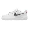 Детские кроссовки Air Force 1 LV8 GS White Black Very-Berry Metallic-Silver DC9651-100