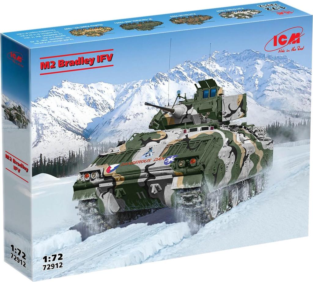 ICM Боевая машина пехоты M2 Bradley Пластиковая модель 72912 1/72 (Боевая машина)