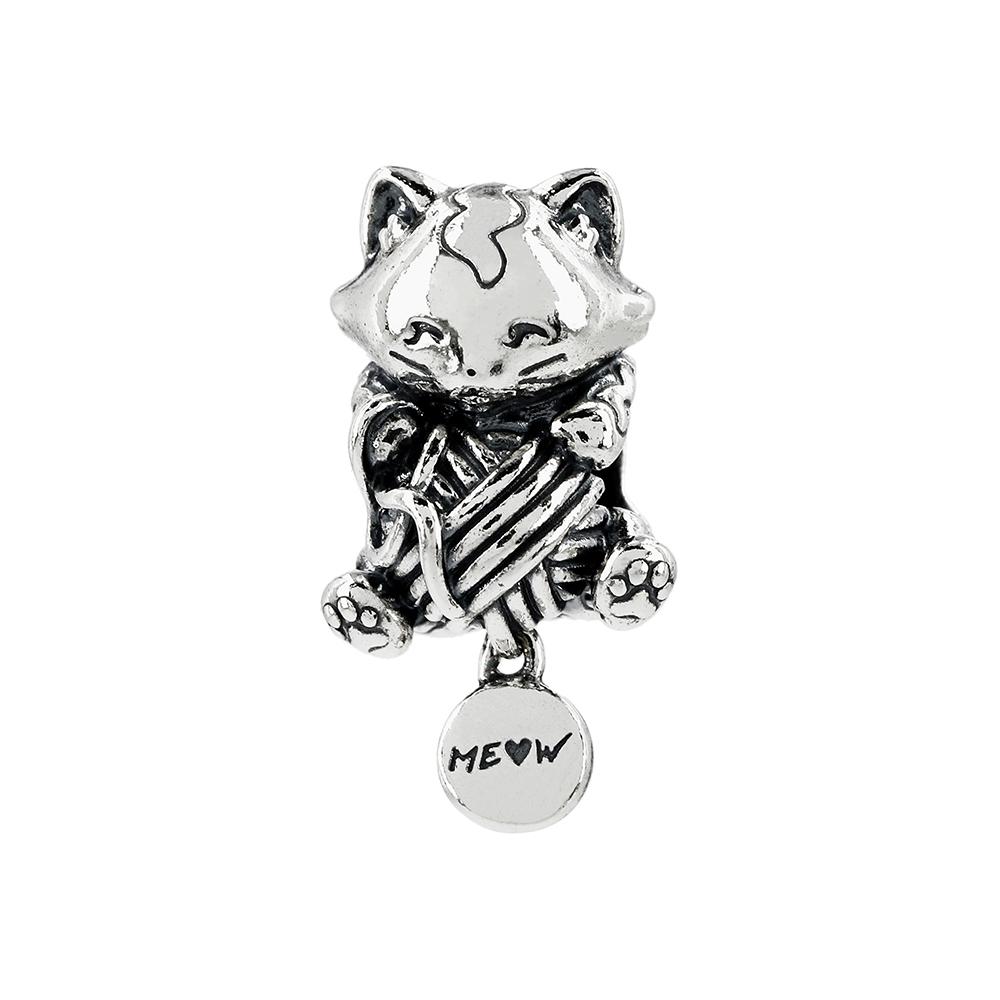 Pandora 799535c00 Kitten Jan Ball Me W Silver Charm