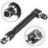Hex Socket Wrench L-Shape, 1/4 Inch Double Head Wrench for Screwdriver Bits Hand Tool