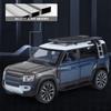 Модель Land Rover Defender 110 SUV, литая под давлением из сплава, в масштабе 1/32, со звуком, светом и механизмом оттяжки - Идеально подходит для подарков мальчикам и коллекционирования