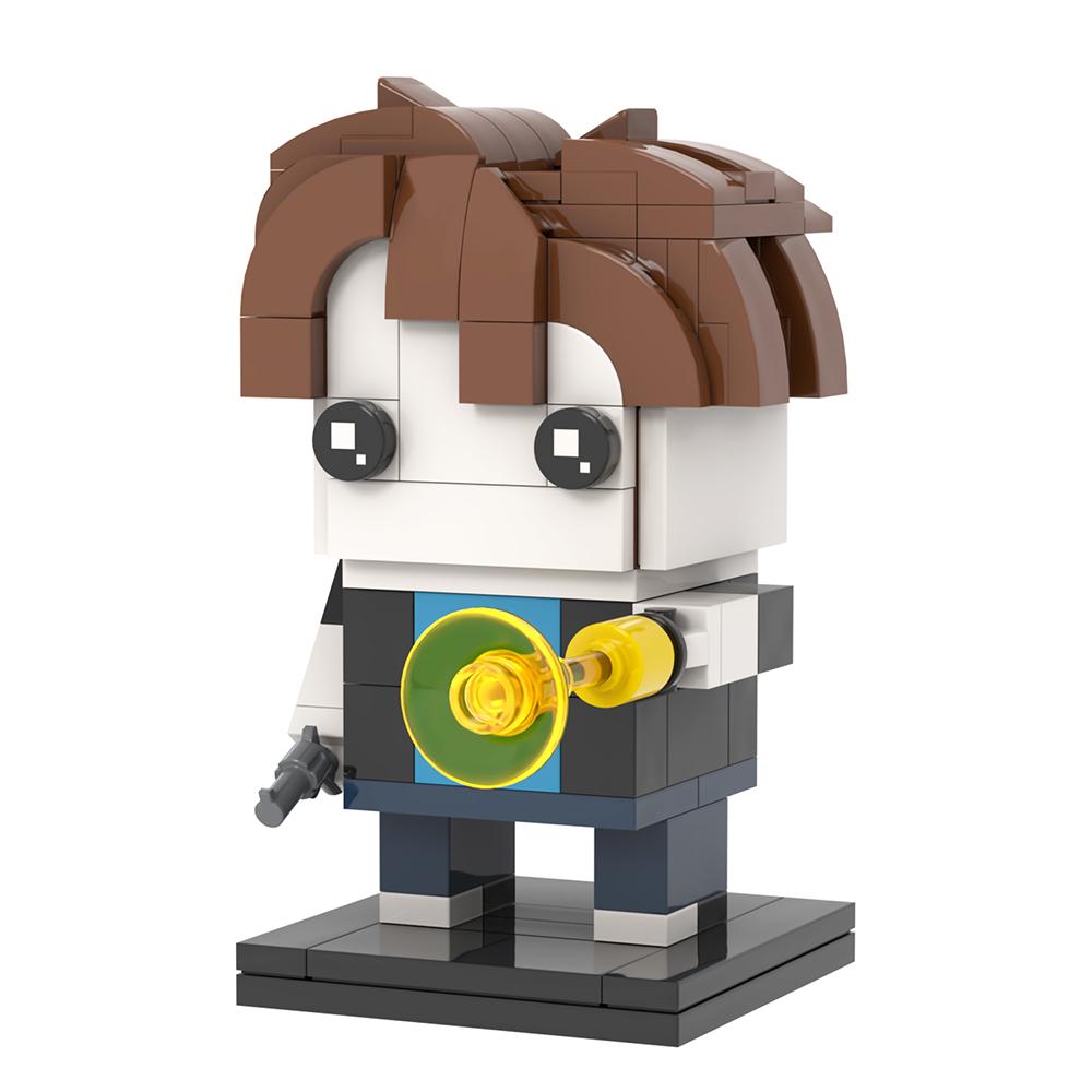 MOOXI MOC Горячая Игра Ужасов 99 Ночей Фигурка Животное Олень Сова Коза Модель Конструктор Игрушка Для Ребенка Взрослого Кирпичик Подарок На День Рождения