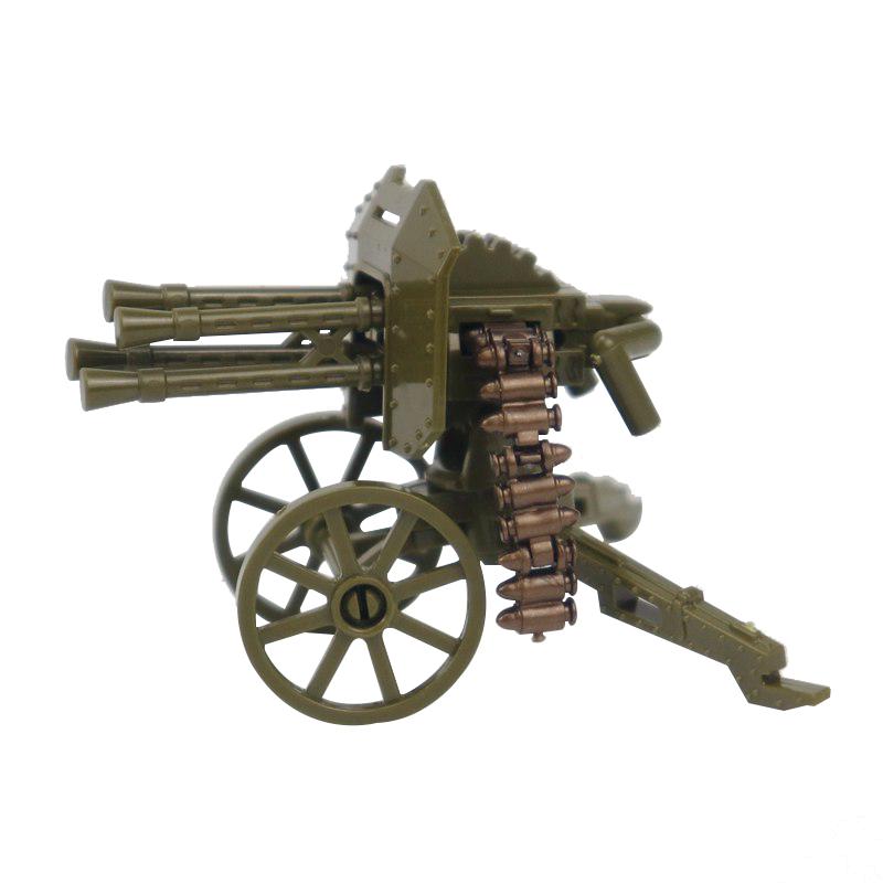 MOC Военное оружие SWAT Вторая мировая война Игрушечный пистолет Пушка с мешками с песком Строительные блоки Кирпичики Игрушки для детей Детские подарки Игрушка DIY Военная