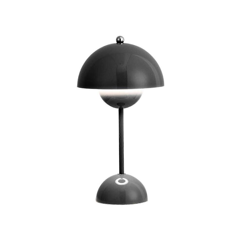 (Black)Table Lamp Nordic Danish Flower Bud Table Lamp (Rechargeable)