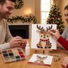 Non-Fading Christmas Tree Sea Glass Art Kit Snowman Santa Claus Collage Art Kit  Christmas Decor