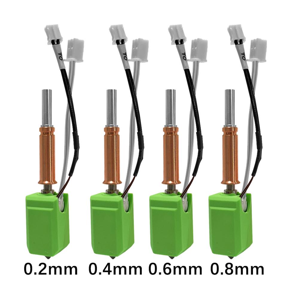 New Upgraded Hotend Kit For Anycubic Kobra 3 Bi Metal Heatbreak 24V 60W Ceramic Hot End Thermistor Nozzle For Kobra 3 Combo