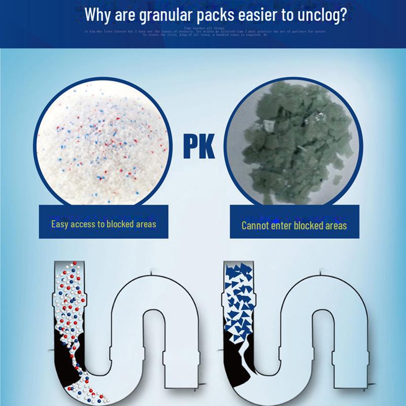 Средство для прочистки и дезодорации засоров на кухне и в ванной