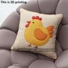 Милые наволочки для декоративных подушек с рисунком Farm Chicken для дома, наволочка для подушки, подходит для дивана, спальни, автомобиля