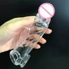 Highly Elastic Crystal Condom Reusable Penis Extender Sleeve Delay Ejaculation Penis Enlargement Intimate Goods Sex Toys For Men