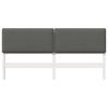 Upholstered Headboard with Headboard in White and Light Grey 180 cm