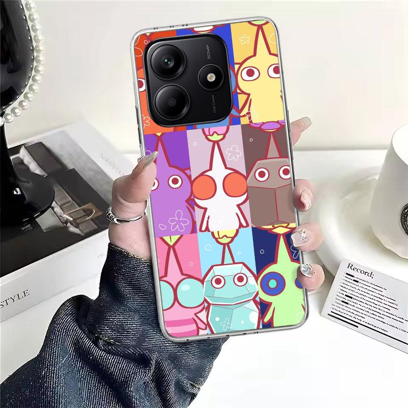 Game P-PikminS 4 Soft Phone Case For Xiaomi Redmi Note 15 14 14S 13 12 Pro Plus 12S 11 11S 11E 10 10S 11T 5G Fundas Coque Redmi