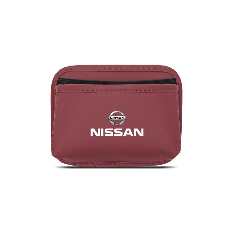 ATM4 Car Multifunctional Leather Storage Box For Nissan GTR NISMO Qashqai Patrol X-trail Tiida Navara Sylphy Juke Teana Skyline