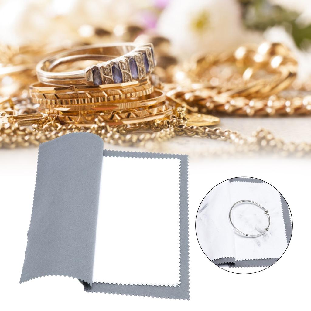 Модный набор салфеток для полировки ювелирных изделий, большие прочные хлопковые салфетки, портативный домашний аксессуар для изготовления золота и серебра