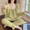 Women's Winter Flannel Pajama Set - Cute Fleece, Warm, Floral Lace Design