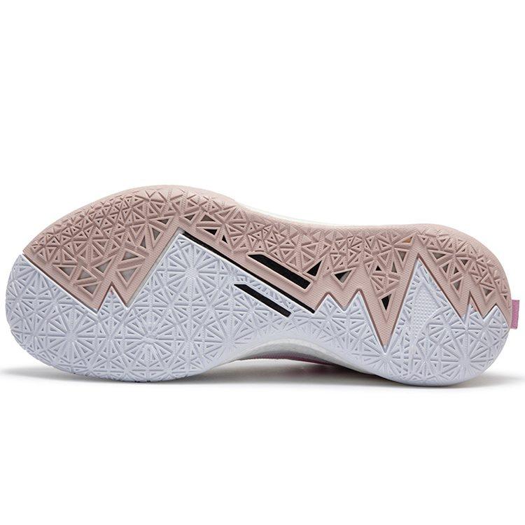 361 BIG3 5.0 Quick PRO Basketball Shoes Men's Low Top 361 Degrees White/Digital Lavender 672421111-2